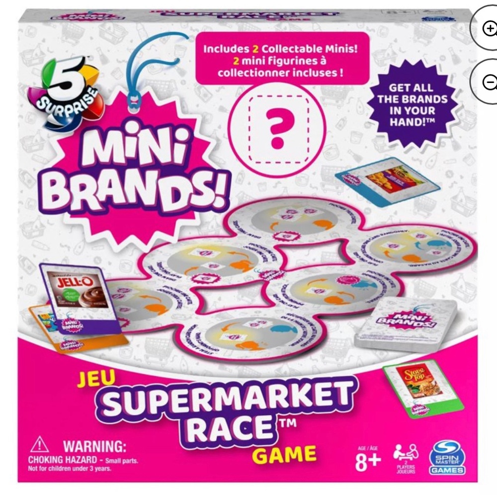 5 Surprise Mini Brand Supermarket Race Game